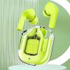 Air31 Earbuds Wireless Crystal Transparent Body – With Silicone Pouch ( Random Color )