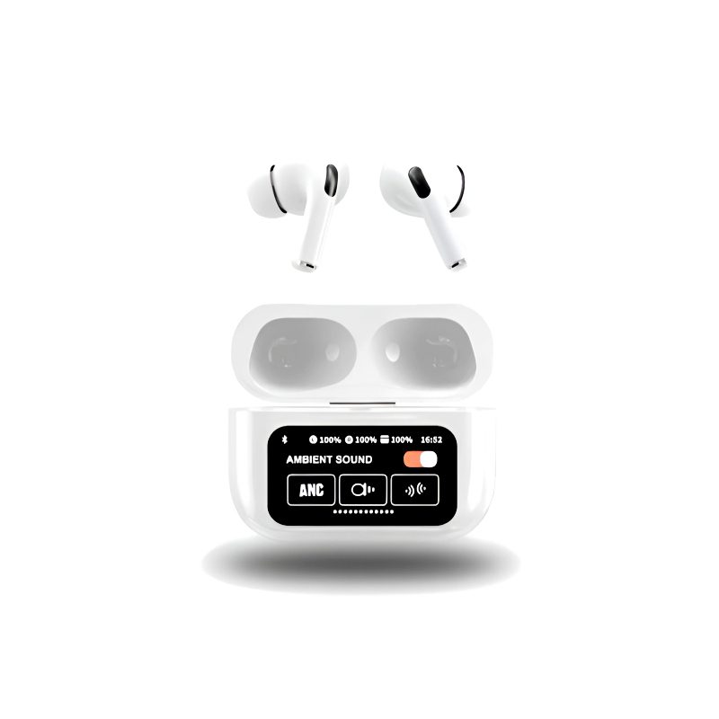 A9 Pro Digital Display Case Airpods | touch Screen Wireless Earbuds