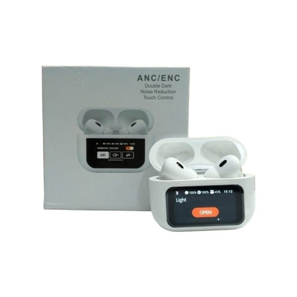 A9 Pro Digital Display Case Airpods | touch Screen Wireless Earbuds