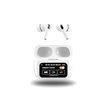 A9 Pro Digital Display Case Airpods | touch Screen Wireless Earbuds
